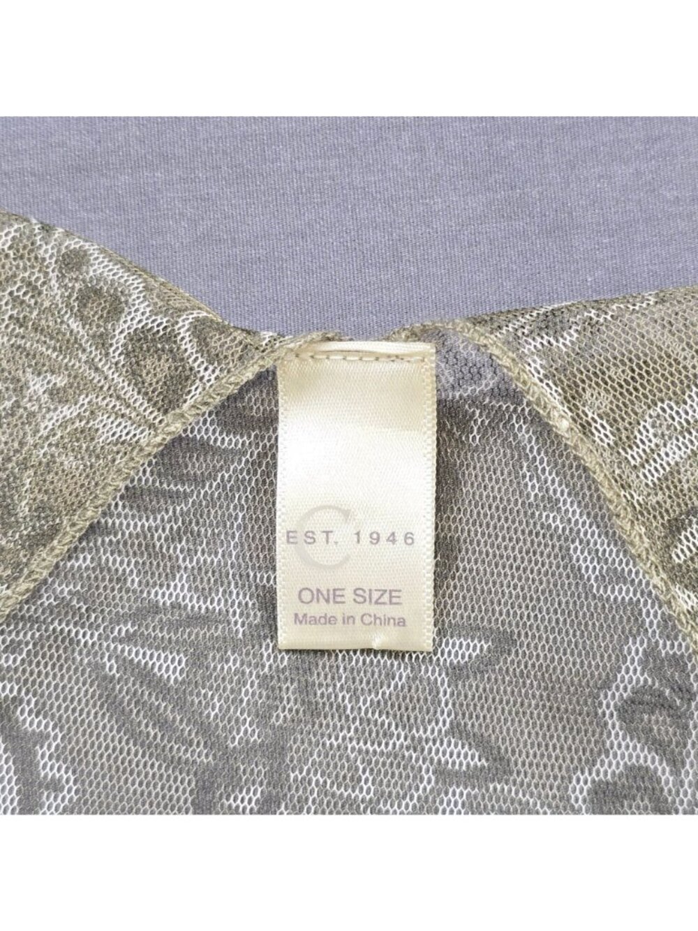 Est 1946 One Size Sheer Floral & Paisley Kimono Beige Lightweight Boho - Picture 3 of 5